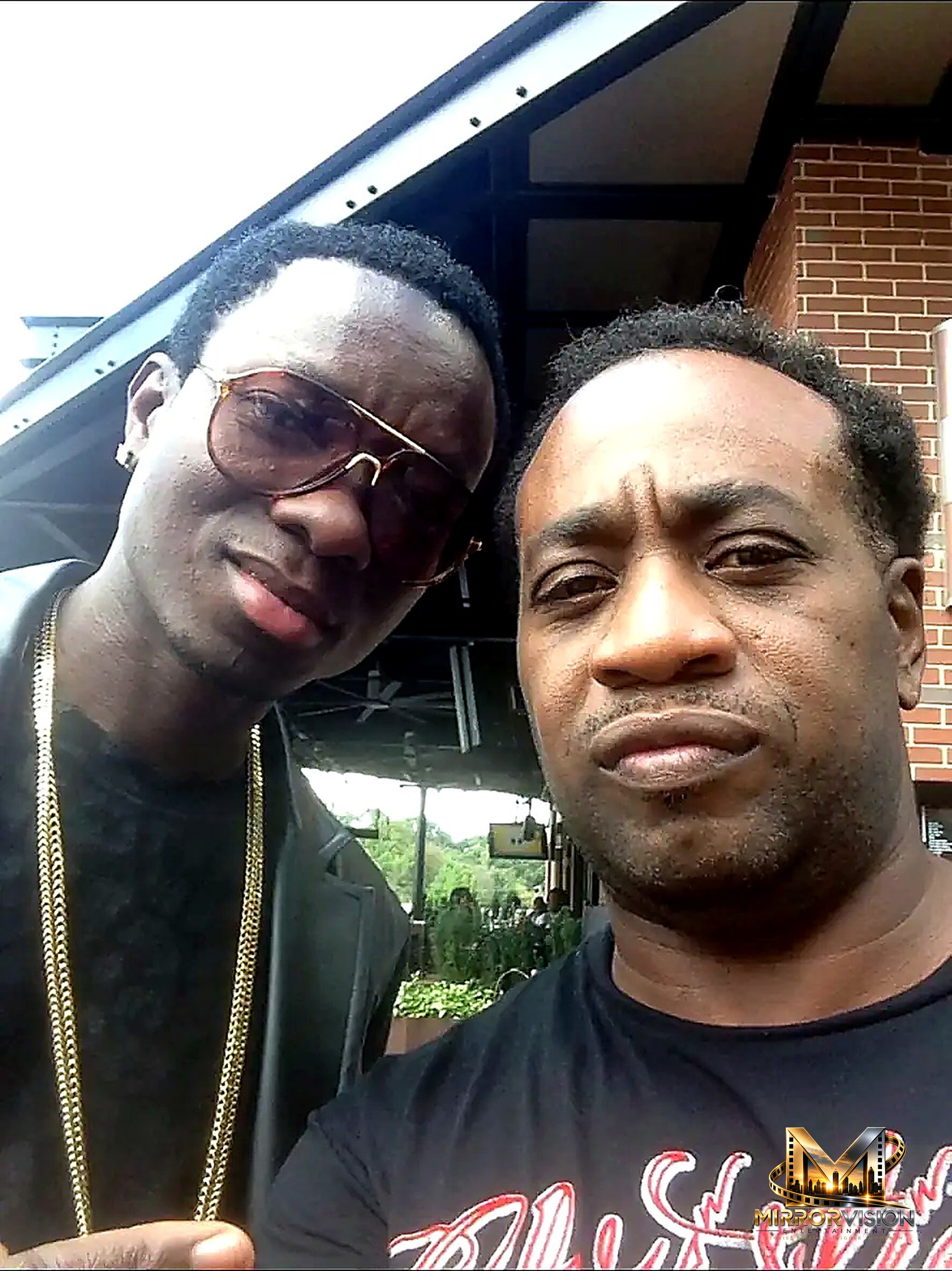 Ren Leo with Michael Blackson
